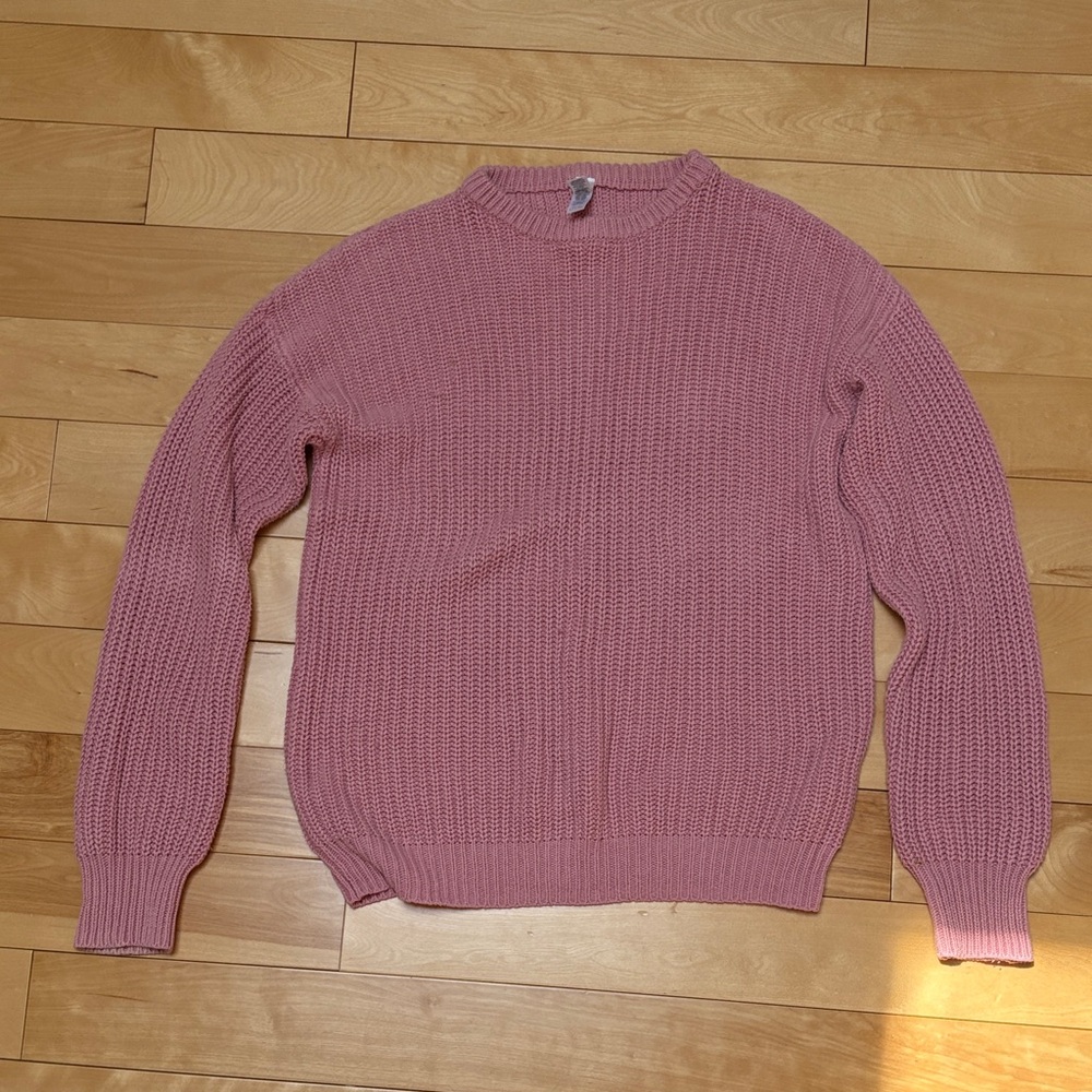 American Apparel Dusty Pink Fisherman Sweater
